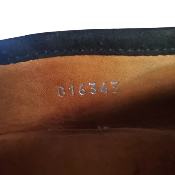 GUCCI 016343 Sylke Black Suede Horsebit Chunky Lug Sole Slip-On Loafers Men's 8½ - Picture 11 of 14